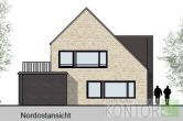 KfW 40+ Neubauwohnung in beliebter Lage von Schüttorf! - Ansicht Nord-Ost
